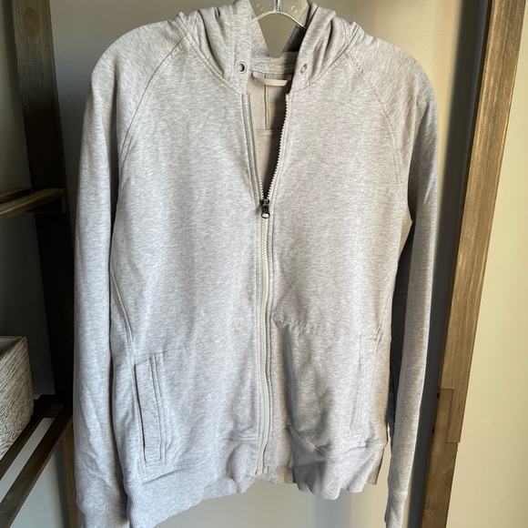 lululemon athletica Tops - Lululemon Athletica Gray Full Zip Sweatshirt